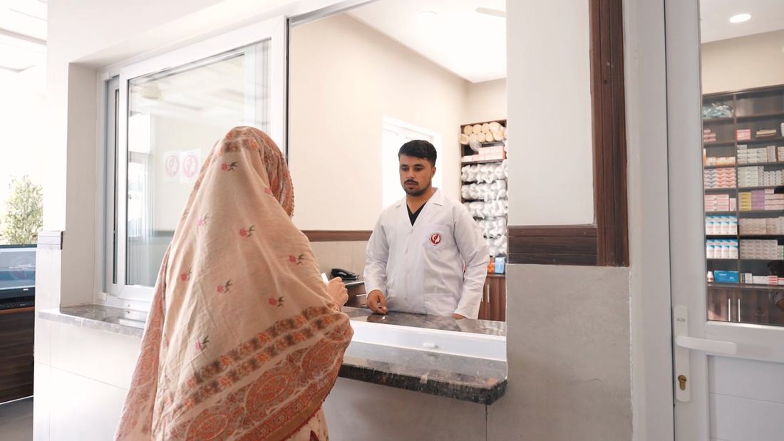 Pharmacy counter